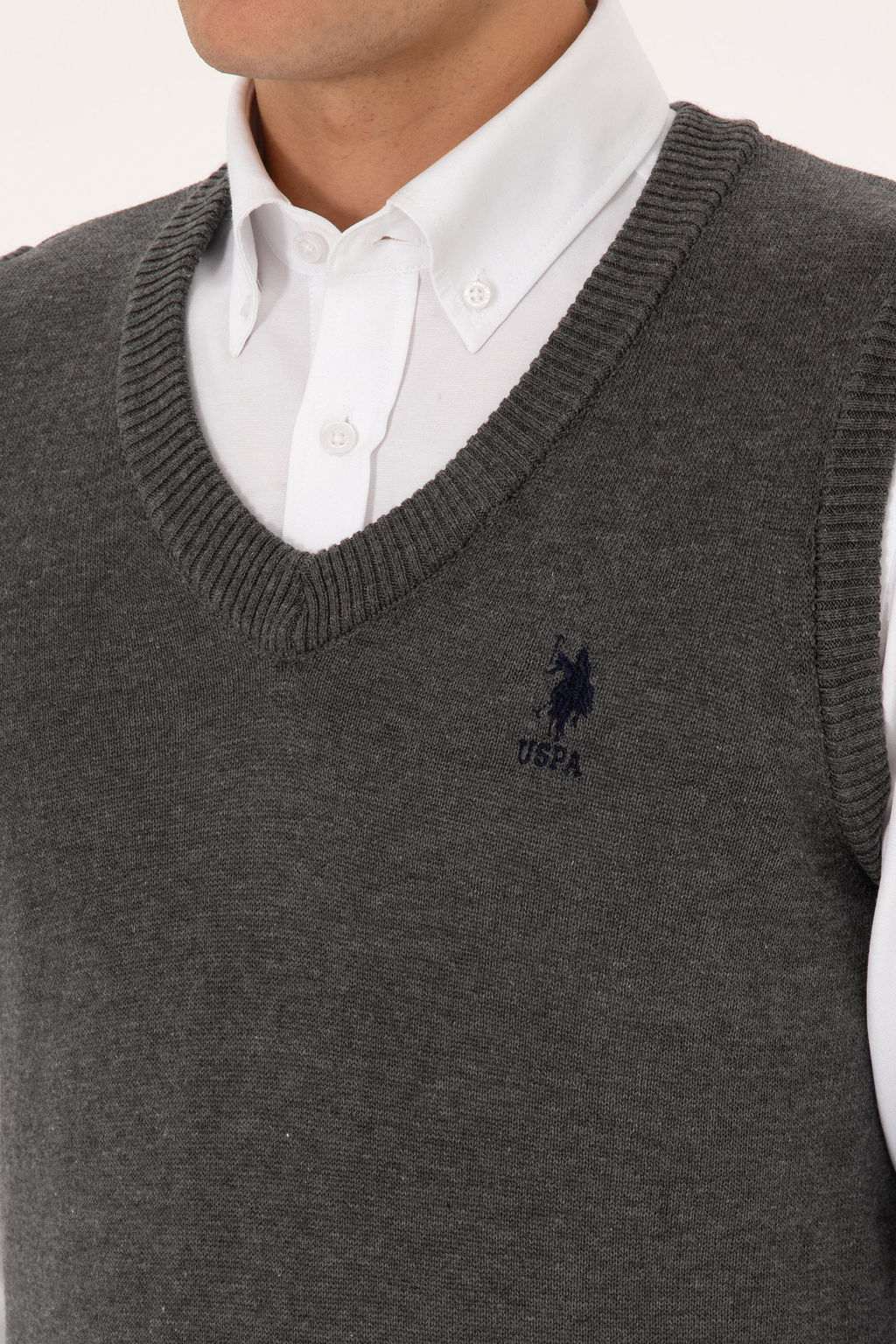 Erkek Antrasit Melanj S_veter - U.s. polo assn фото 7