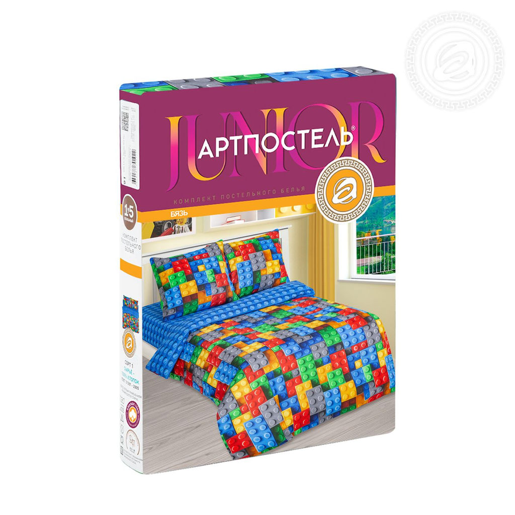Постельное белье Леголэнд (бязь детская) 1,5 сп./Пододеяльник: 1 шт. - 215*143; Простыня: 1 шт. - 214*150; Наволочка: 2 шт. - 70*70; Бязь детская