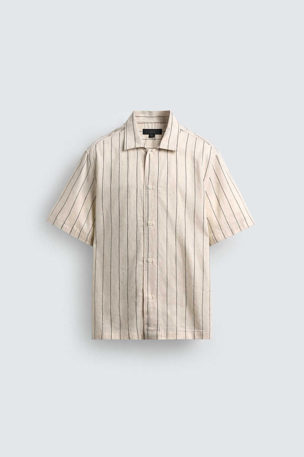 CAMISA FLUIDA RAYAS / Crudo - Zara фото 2