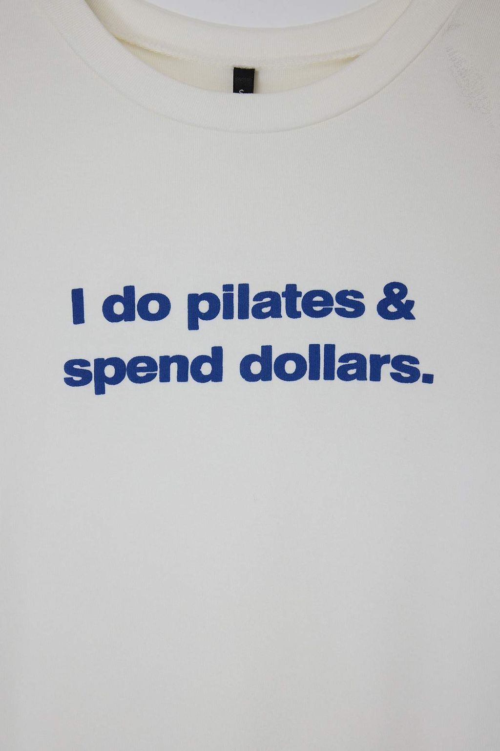 Ekru Slogan Fitted/Vucuda Oturan Pamuk Ribana Orme T-Shirt TWOSS26TS00071 - Trendyolmilla фото 7