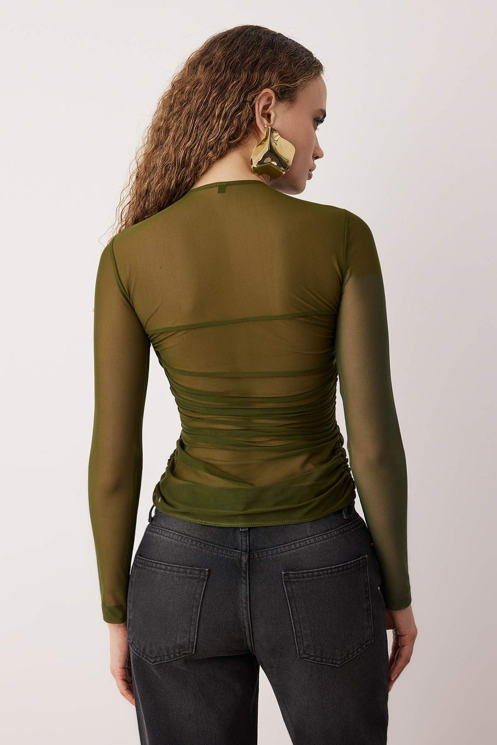 Haki Buzgu Detayl? Tul Body TPRAW26BZ00021 - Trendyolmilla фото 4