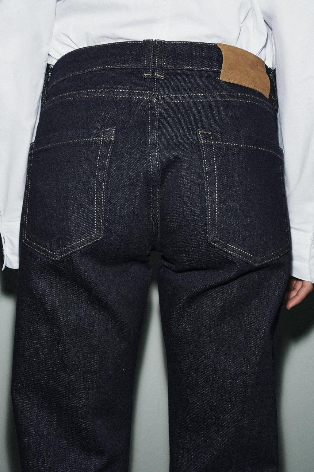ZW COLLECTION CIGARETTE MID-WAIST JEANS - Zara фото 12