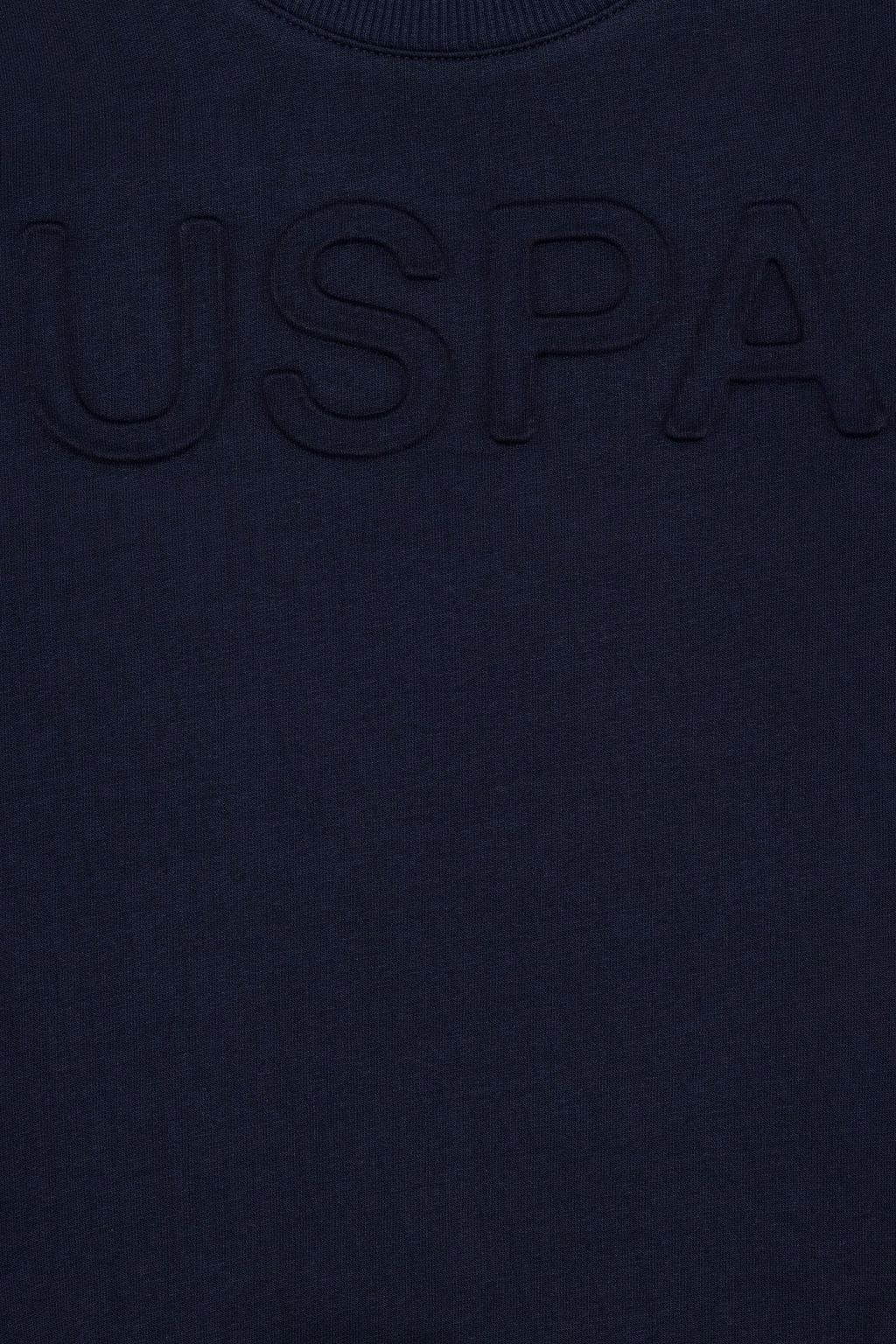 Темно-синяя толстовка с круглым вырезом для мальчика Basic - U.s. polo assn фото 3