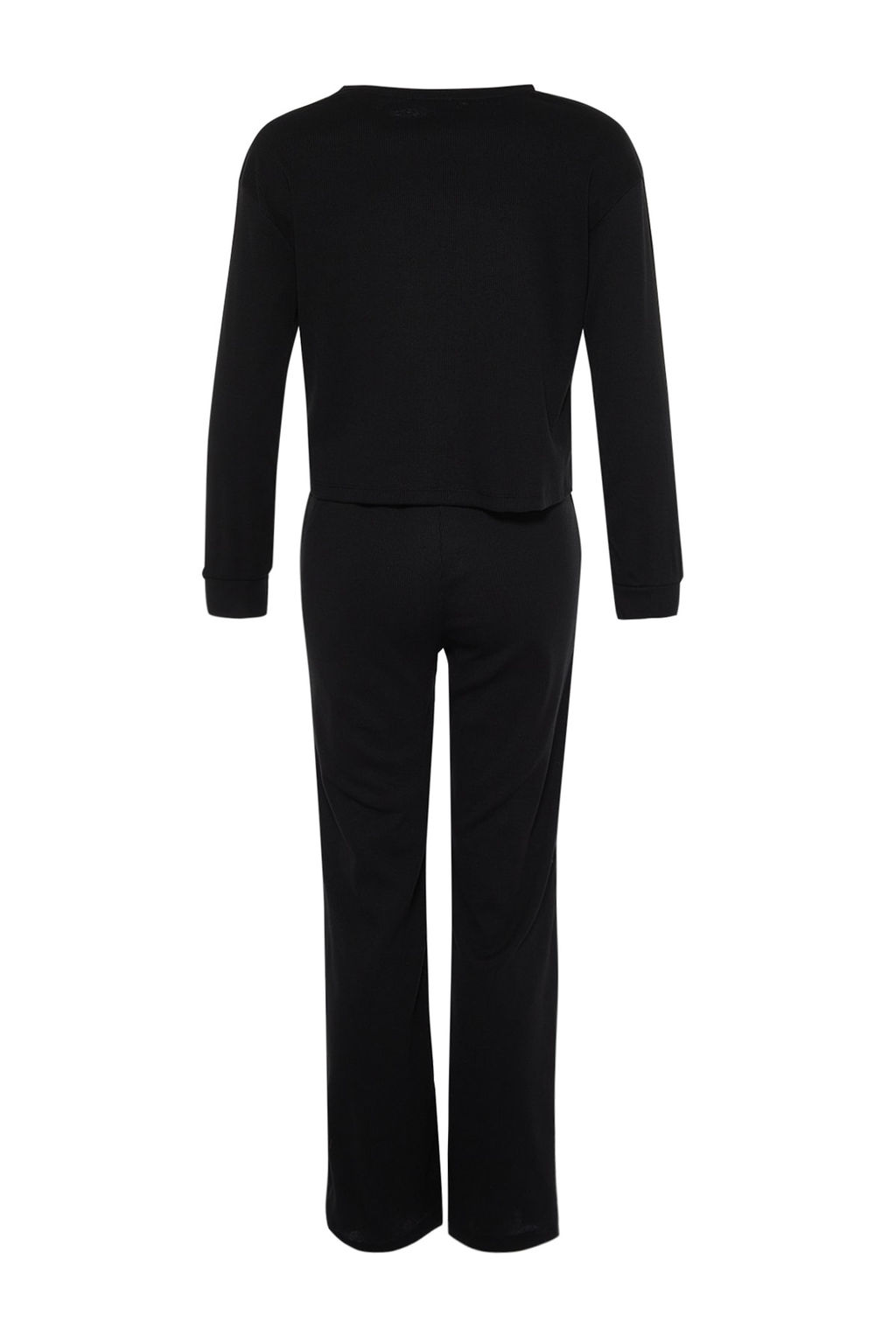 Siyah Fitilli Orme Pijama Tak?m? THMAW21PT0009