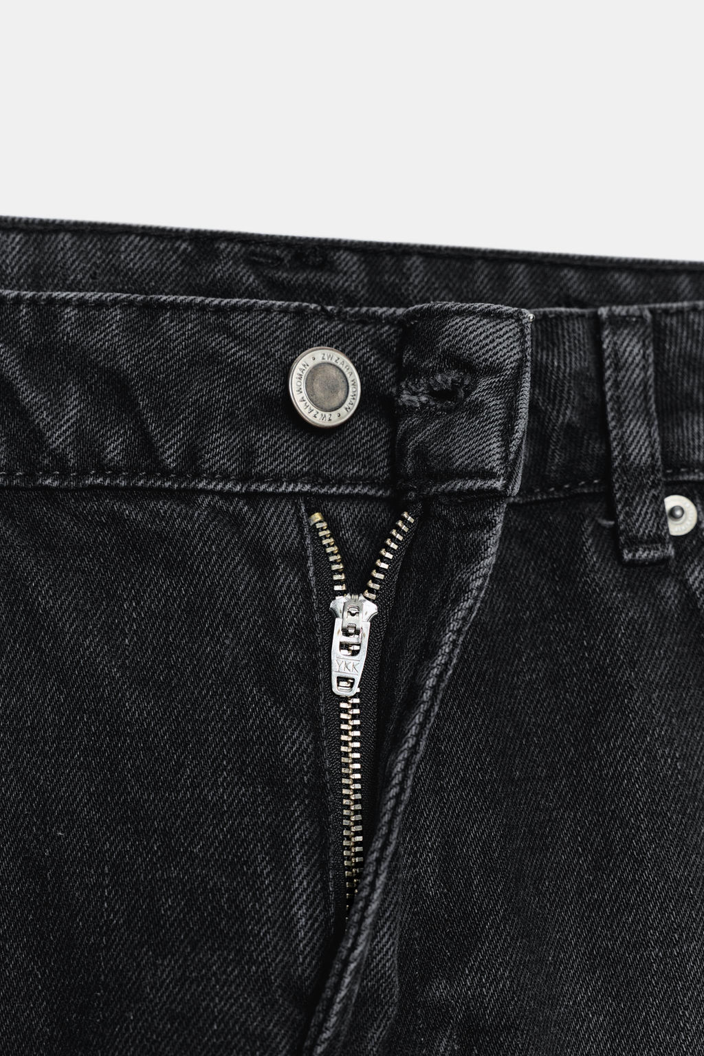 ZW COLLECTION MID-WAIST FULL LENGTH JEANS - Zara фото 8