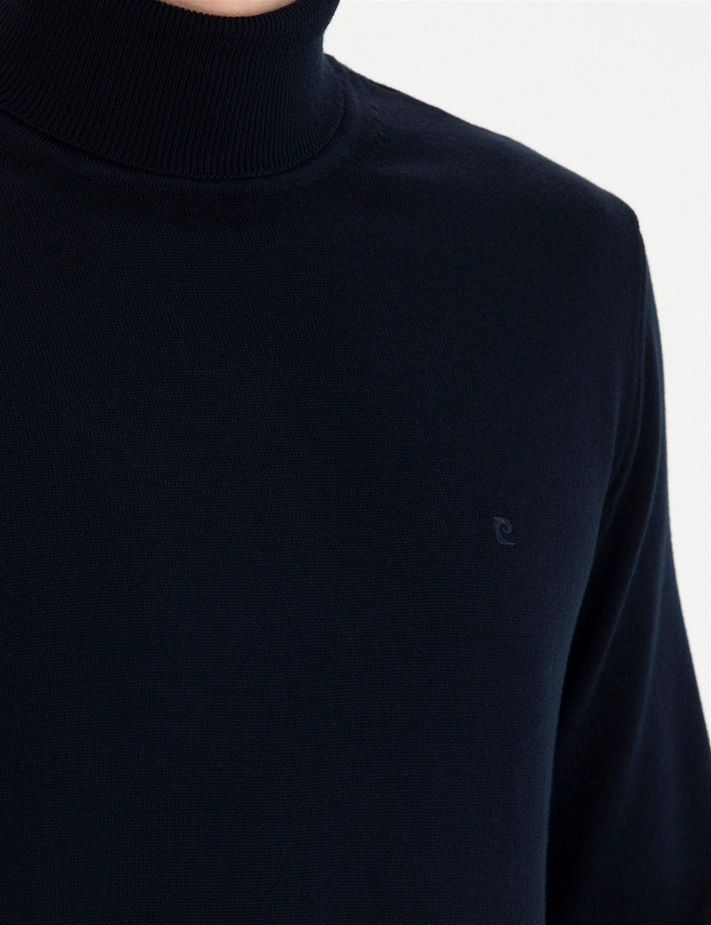 Lacivert Slim Fit Bal_k__ Yaka Basic Triko Kazak - Pierre cardin фото 7