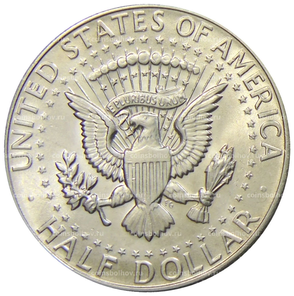 Монета 1/2 доллара (50 центов) 1968 года D США