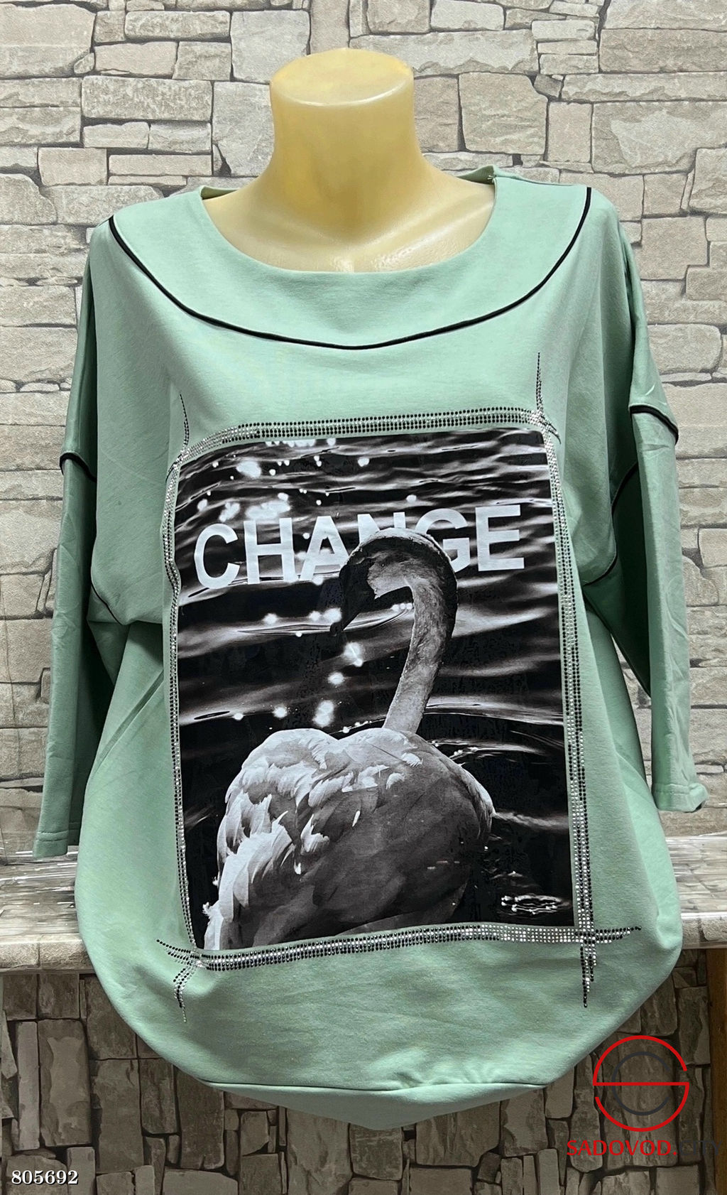 Кофта женская 3/4 рукав