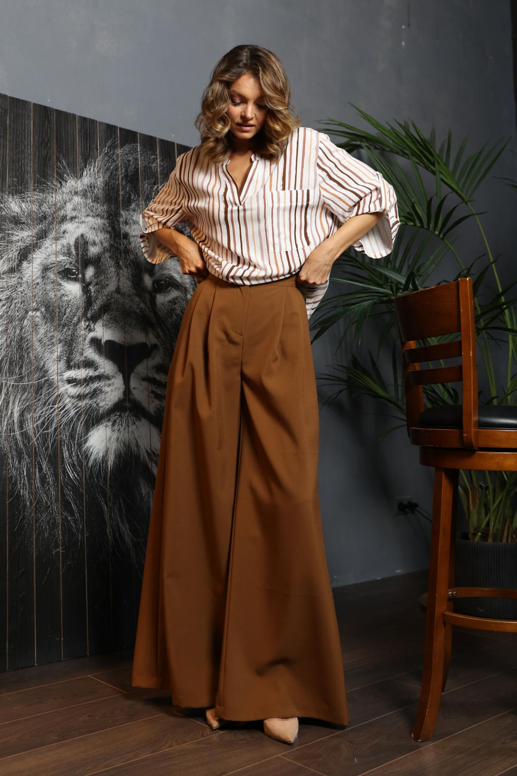 Брюки широкие - Looklikecat фото 3