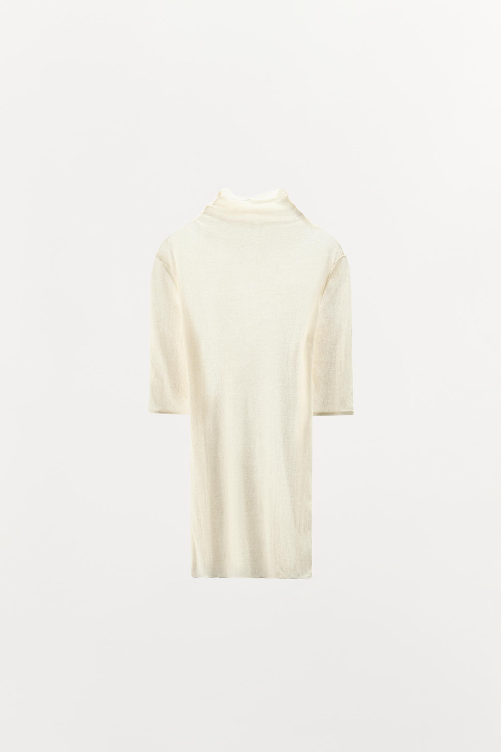 TOP CUELLO SUBIDO / Crudo - Zara фото 3