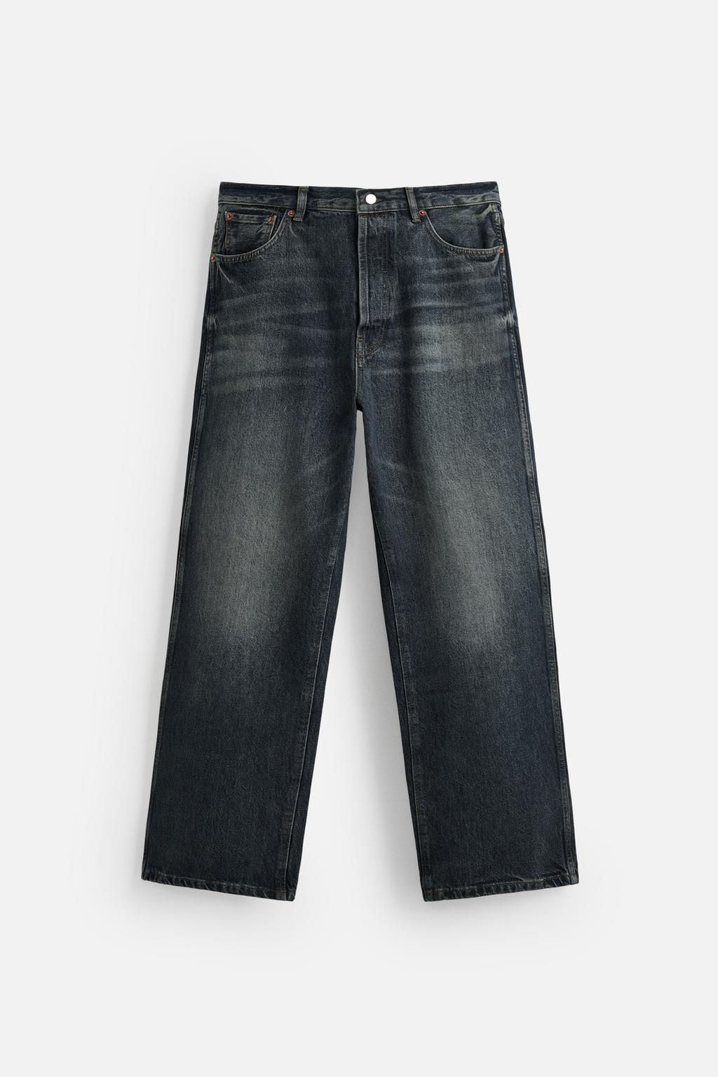 RELAXED STRAIGHT-LEG JEANS - Zara фото 7