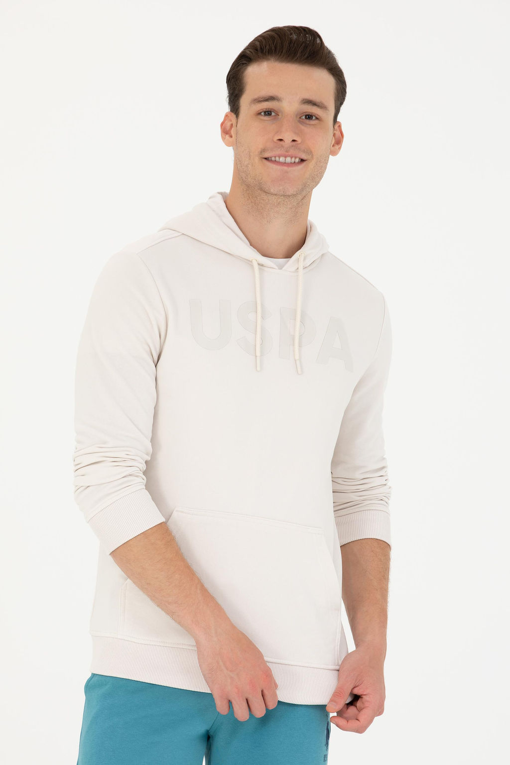 U. S. Polo Assn Мужская базовая толстовка с капюшоном и камнем - U.s. polo assn фото 17