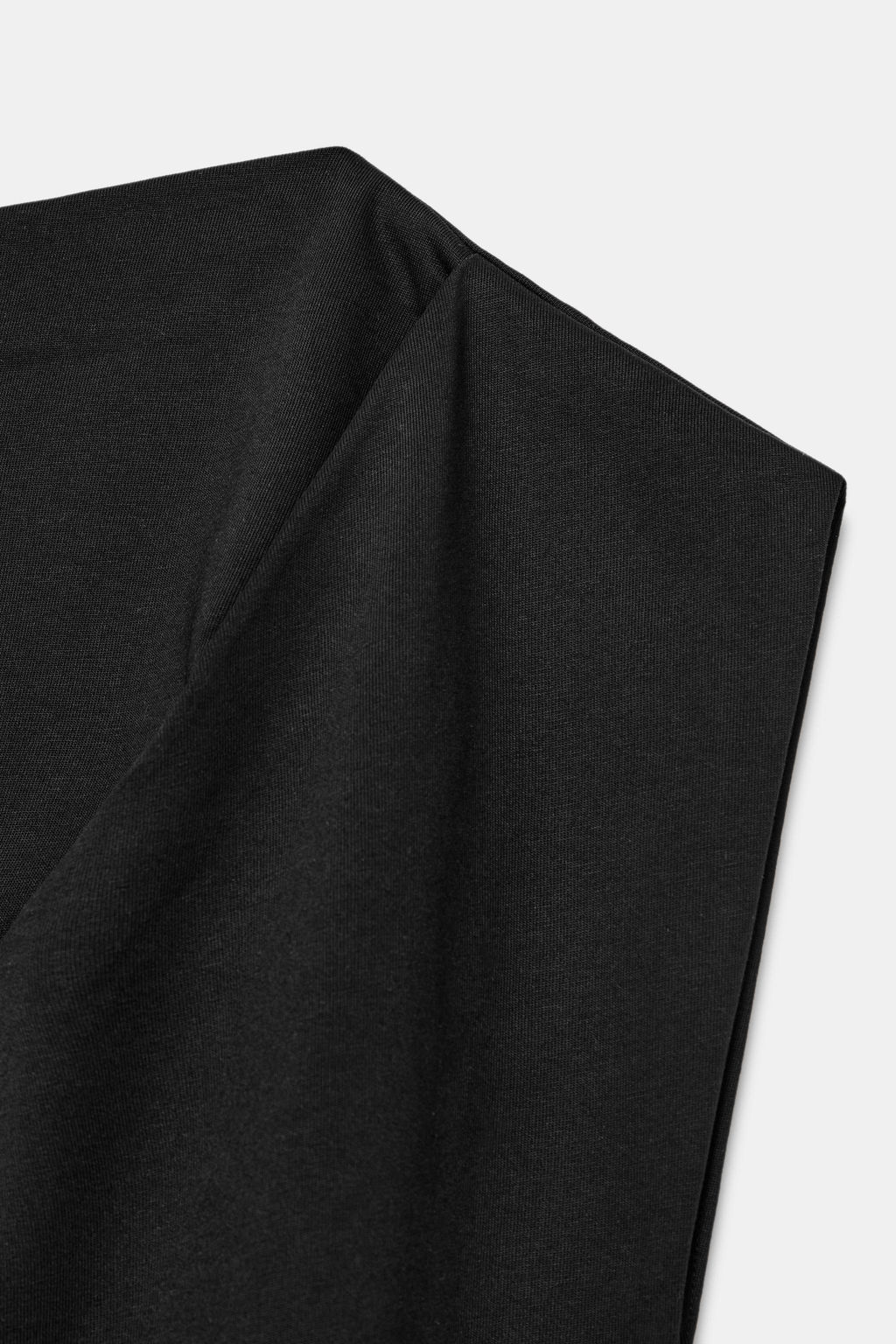TOP ALGOD?N DRAPEADO / Negro - Zara фото 7