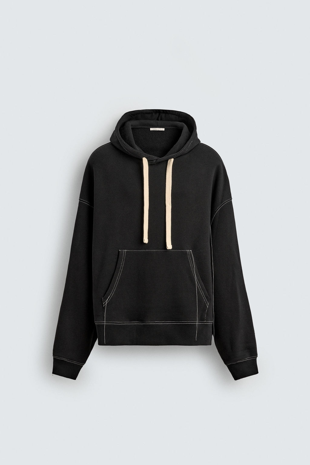 TOPSTITCHED HOODIE - Zara фото 6