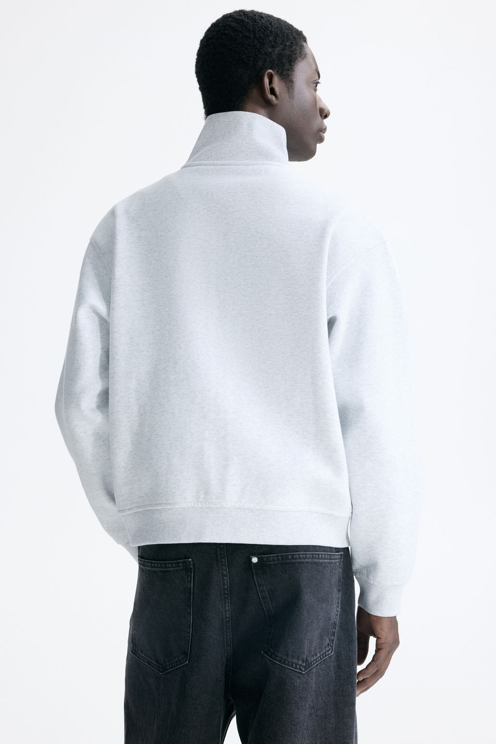 Chaqueta sudadera boxy con cremallera Loose Fit - H&m фото 7