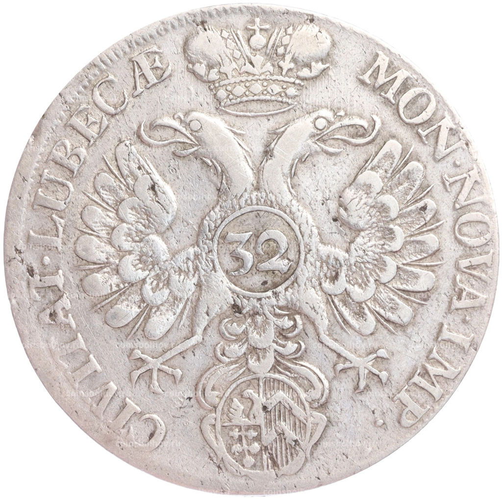 32 шиллинга 1731 года Гамбург