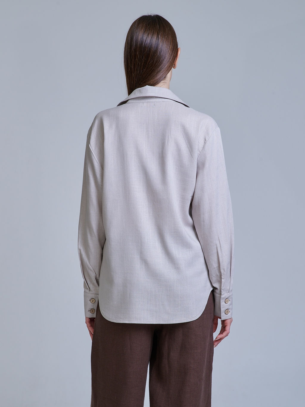 рубашка ЛЕН с ХЛОПКОМ - Трика фото 5