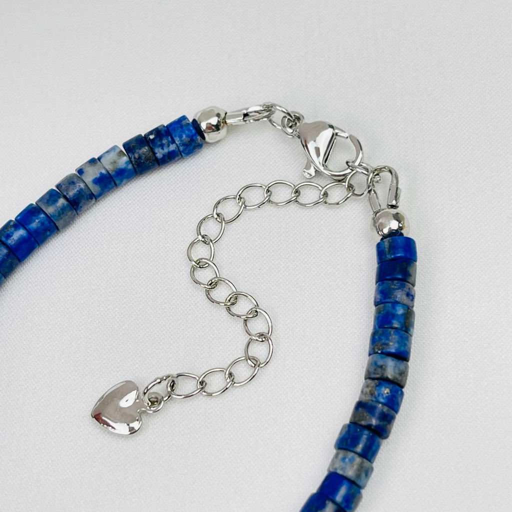 Браслет из Лазурита и Пирита 16,5 см + - Радуга самоцветов фото 4