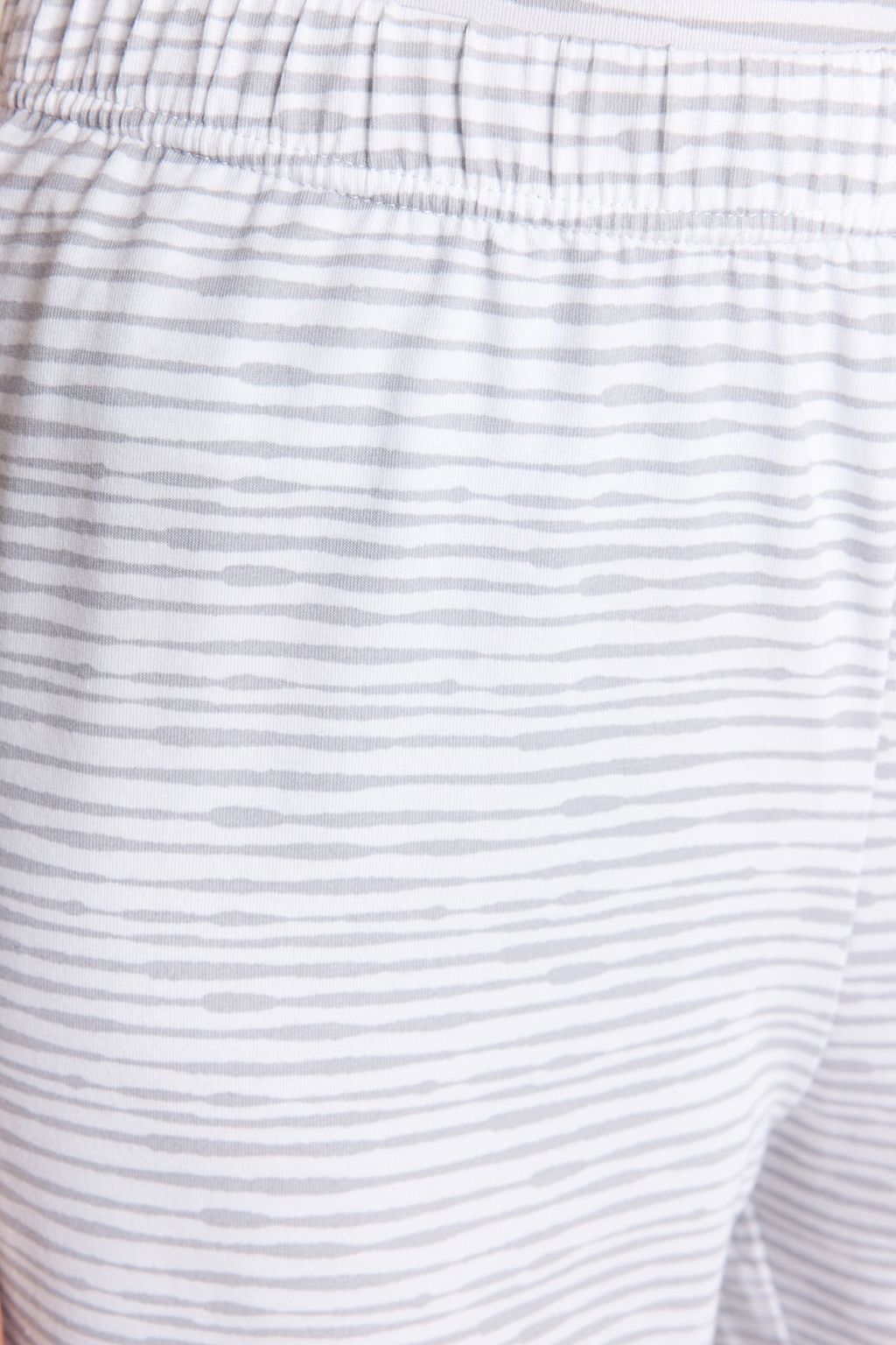 Trendyolmilla Pudra Pamuklu Cizgili Dantelli Ip Ask?l? Orme Pijama Tak?m? THMSS23PT00227 фото 14