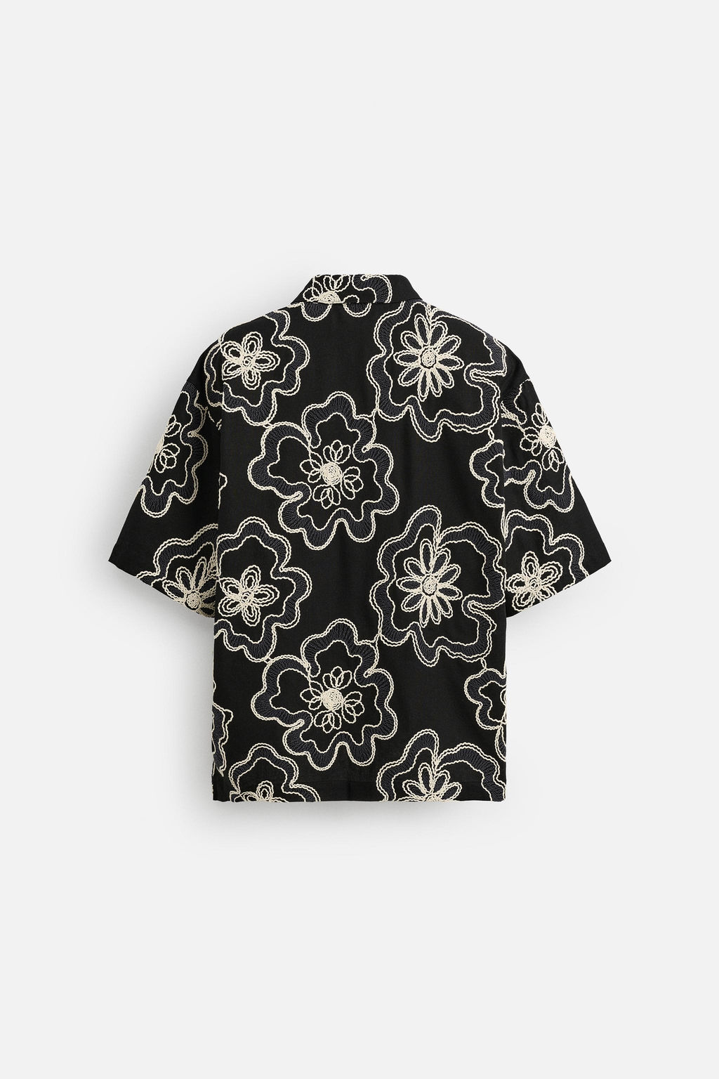 TEXTURED EMBROIDERY SHIRT