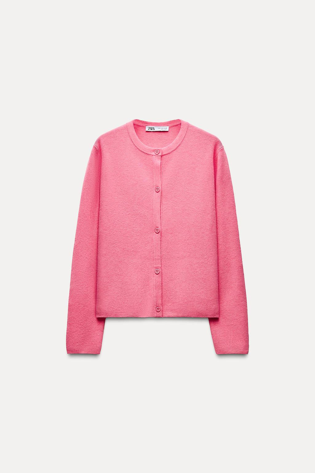 PLAIN KNIT CARDIGAN - Zara фото 5