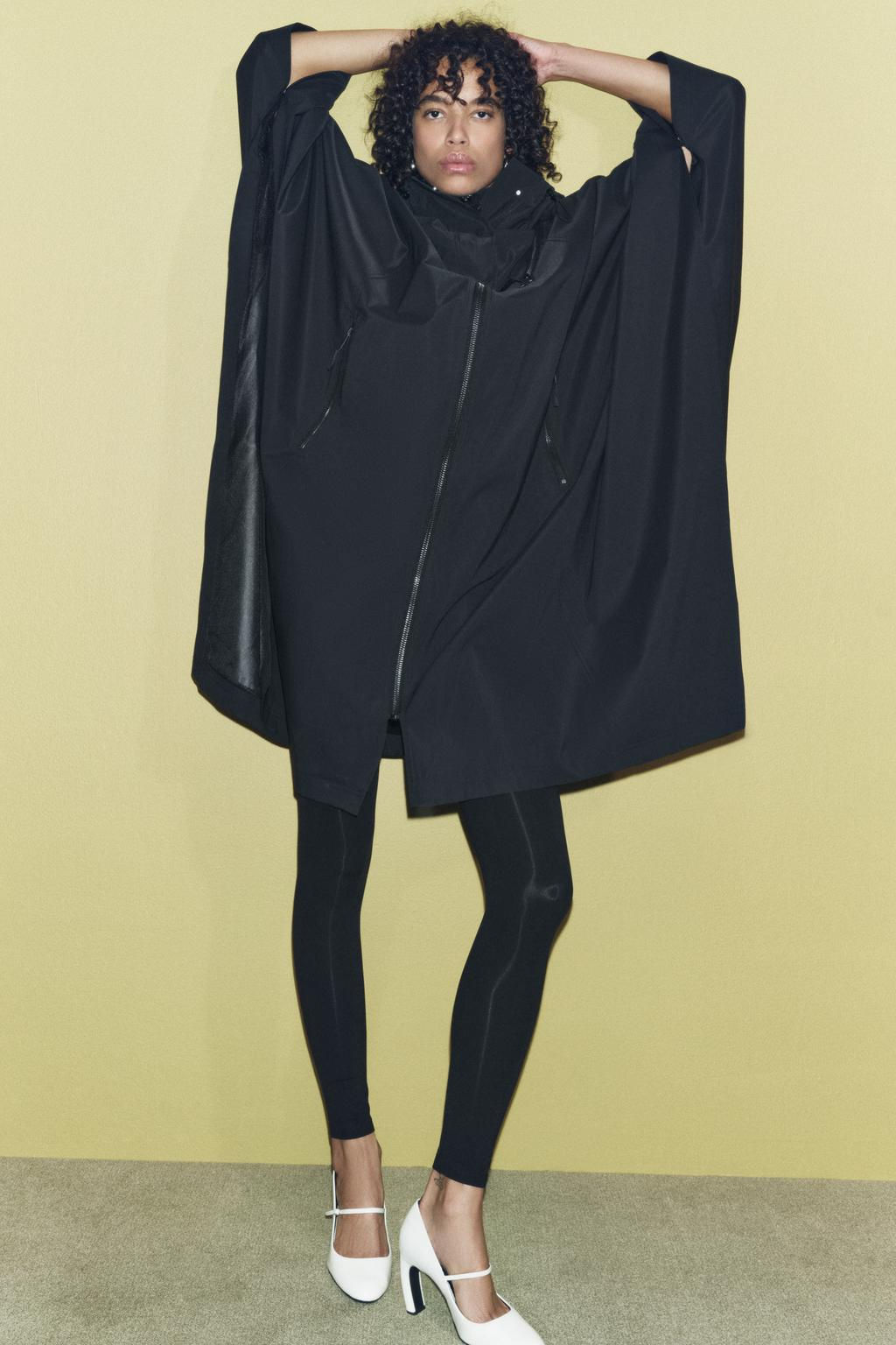 WATER-REPELLENT OVERSIZED CAPE ZW COLLECTION - Zara фото 8