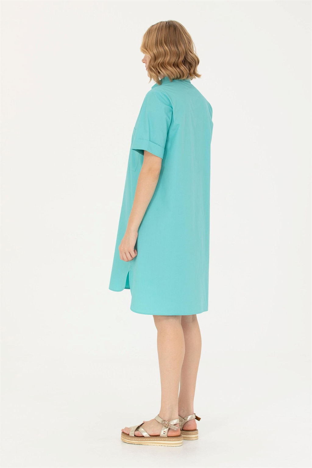 Женское мятное тканое платье - U.s. polo assn фото 5