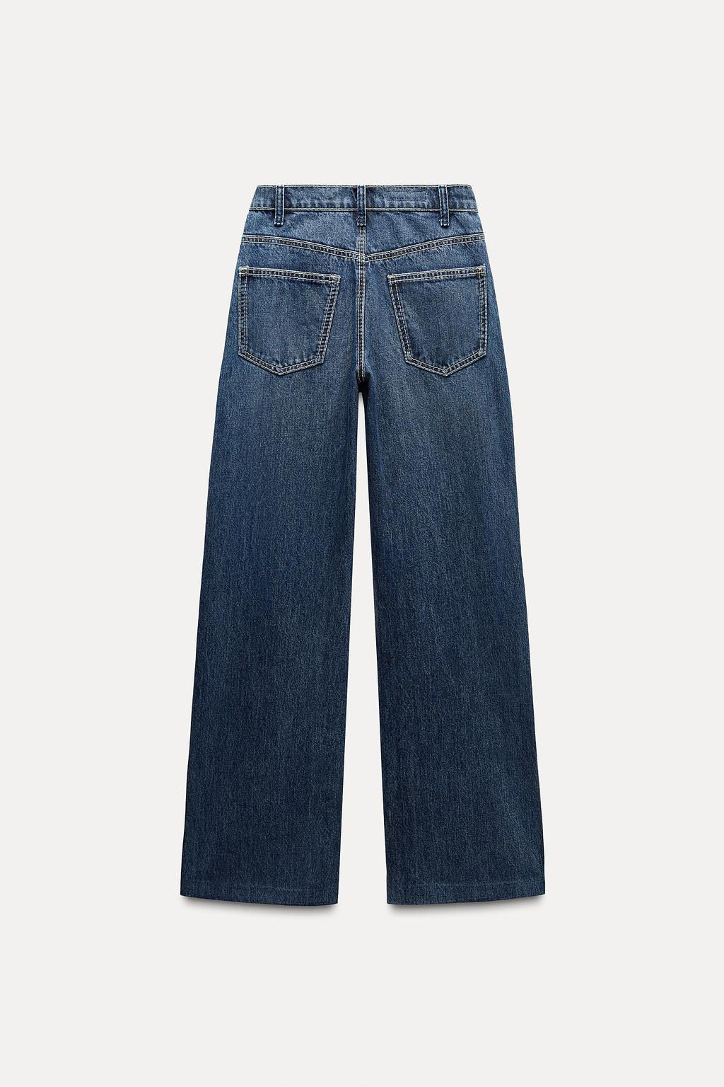 TRF LOOSE-FIT MID-RISE JEANS - Zara фото 3