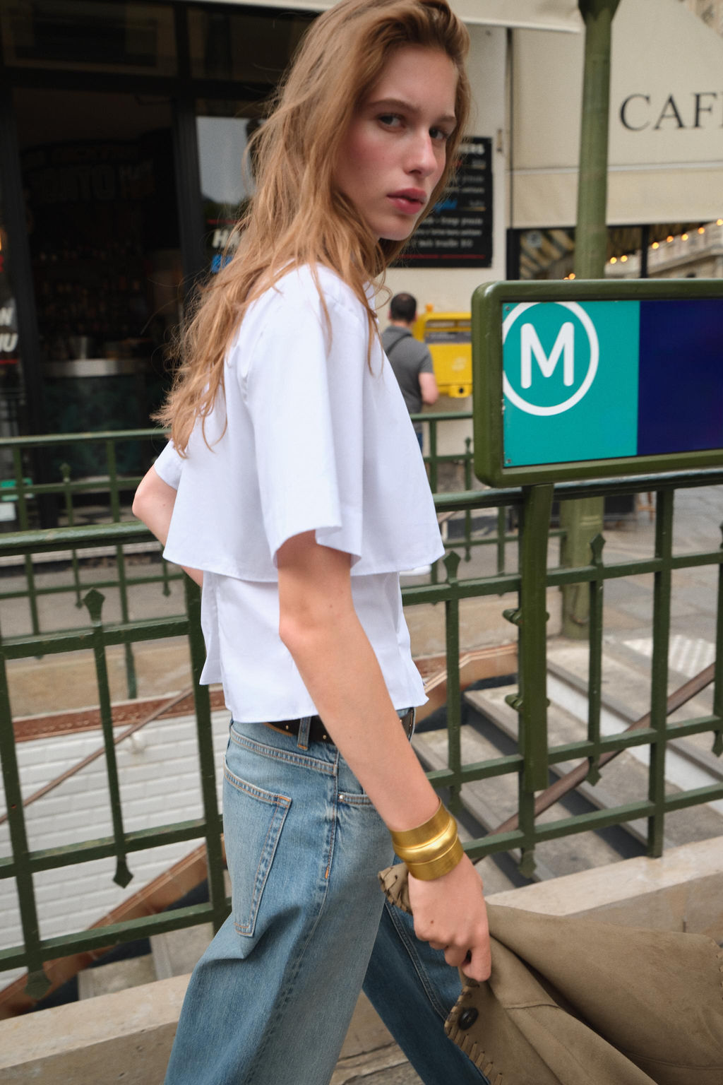 DOUBLE-LAYER POPLIN SHIRT - Zara фото 5