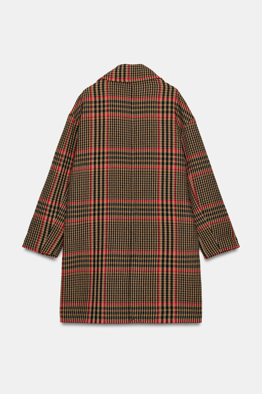 OVERSIZE CHECK COAT - Zara фото 17