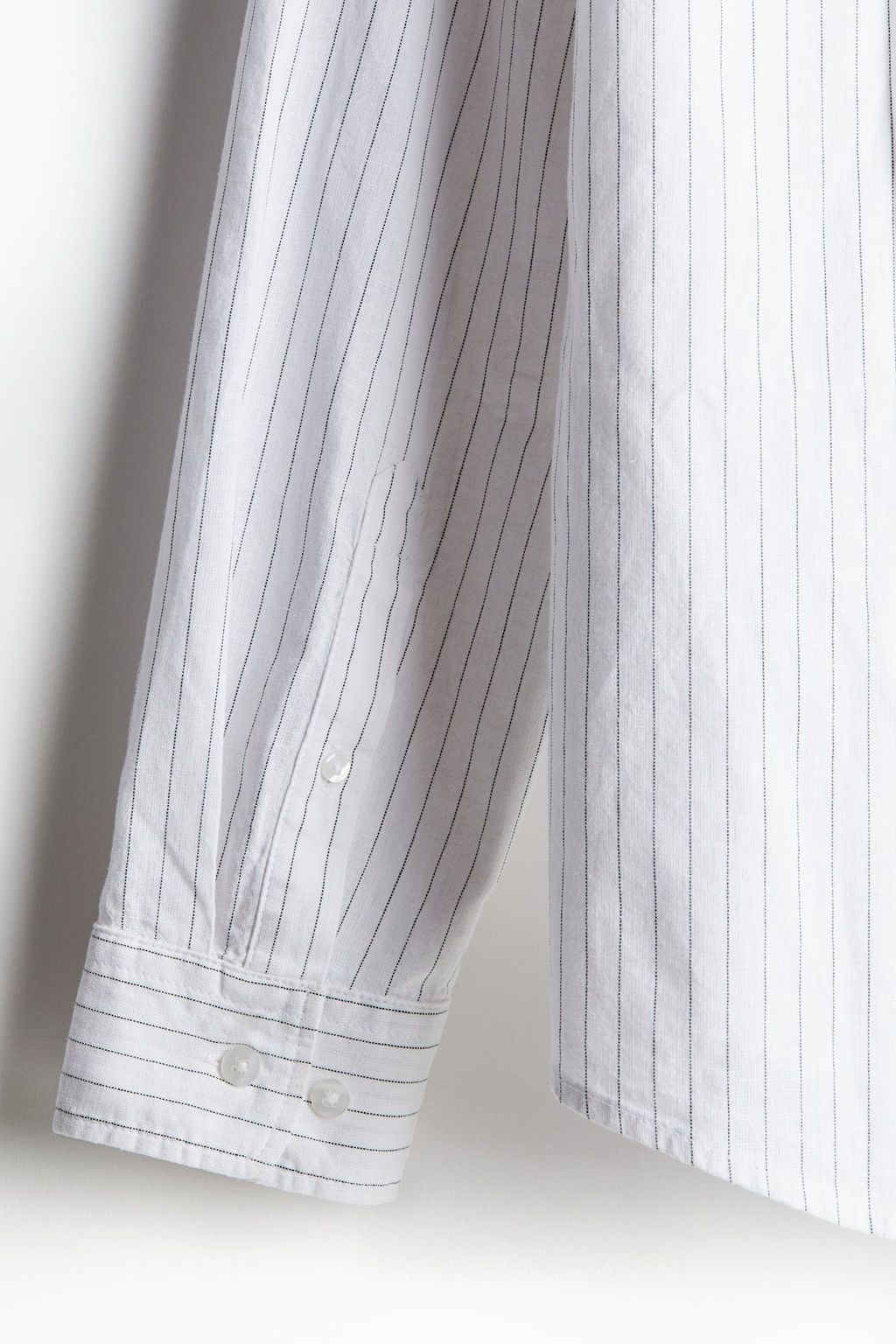 Camisa en mezcla de lino Regular Fit - H&m фото 7