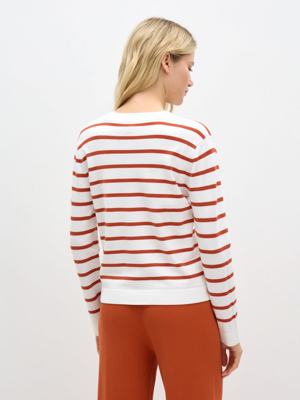Conso/KCL 240739 - milk/terracotta Кардиган женский  фото 3