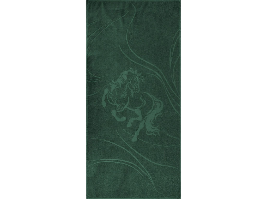 Полотенце махровое 6с102.411ж1 Орлик (1-темно-зеленый) 67х150см