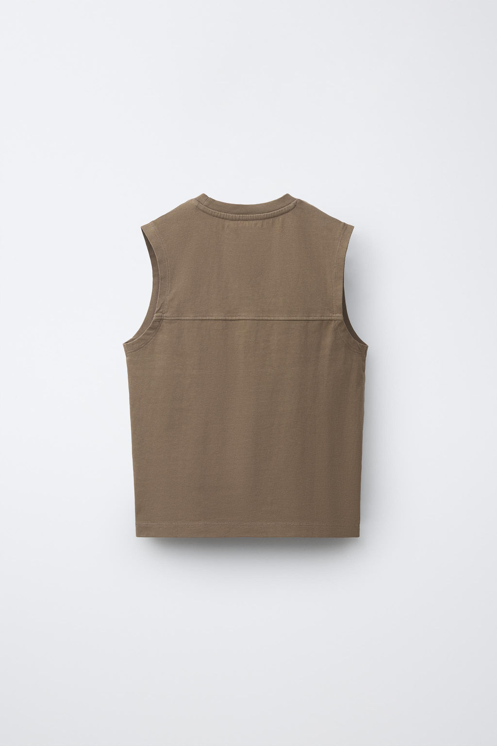 CAMISETA LISA MANGA SISA / Marr?n - Zara фото 2