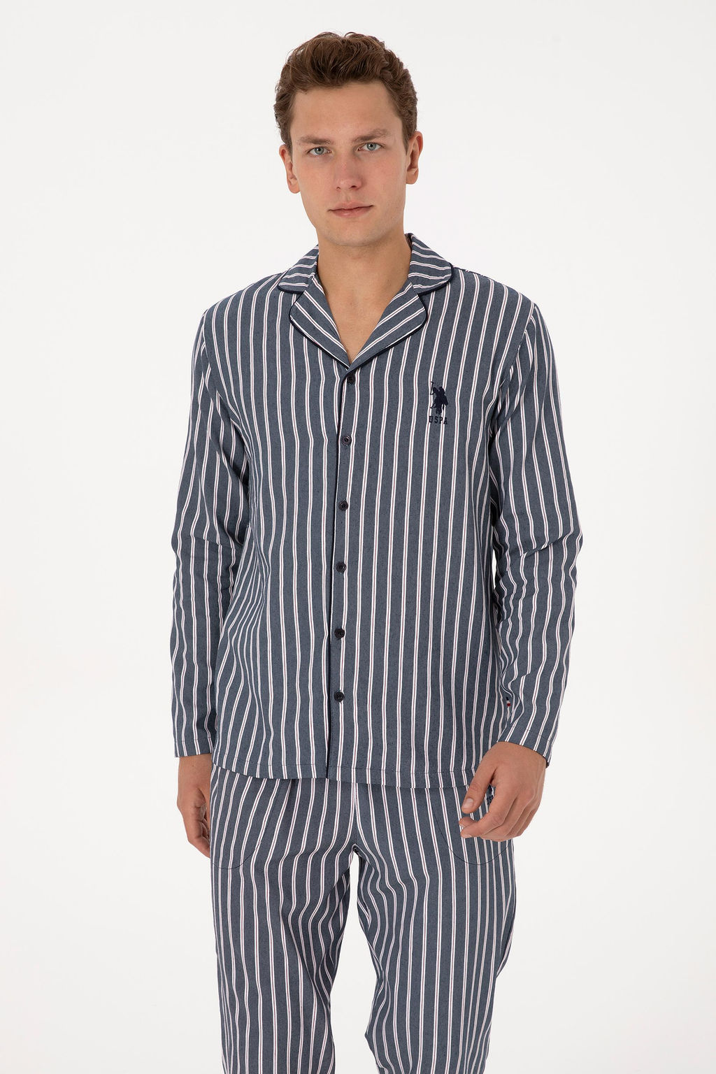 Erkek Lacivert Pijama Tak_m_ - U.s. polo assn фото 3