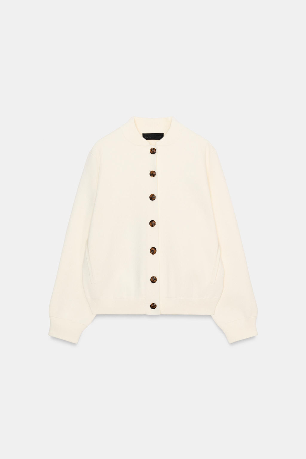 CONTRAST BUTTON CARDIGAN - Zara фото 12