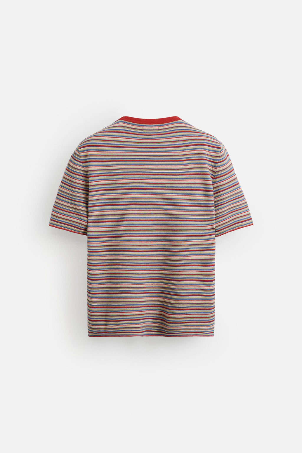 STRIPED KNIT T-SHIRT - Zara фото 8