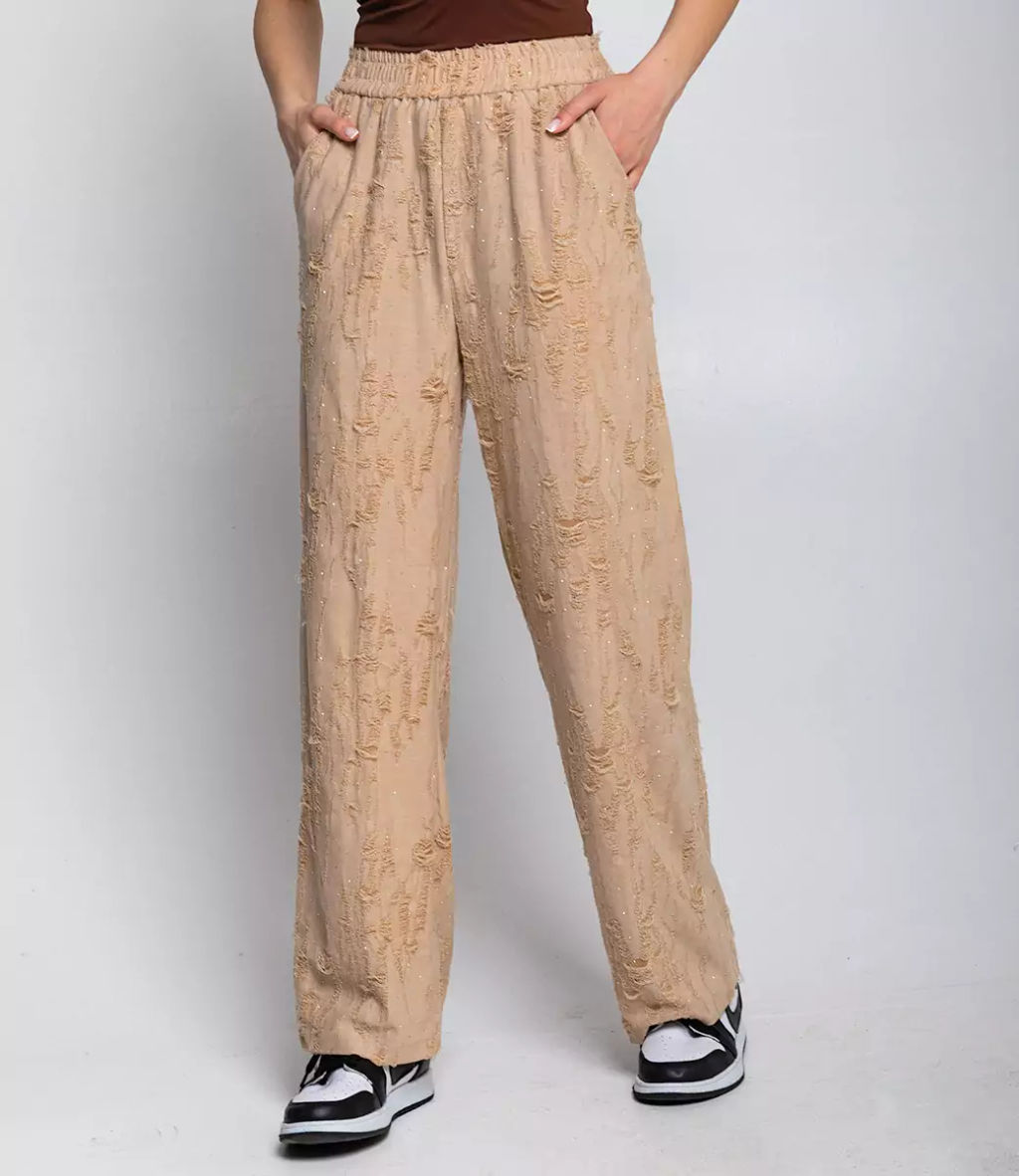 Брюки #БШ2285, бежевый