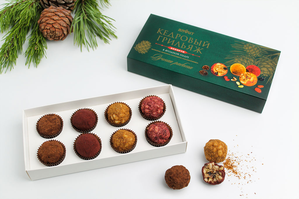 Ассорти НАБОР конфет ручной работы Любимый Алтай горький шоколад Алфит 7254  фото 13