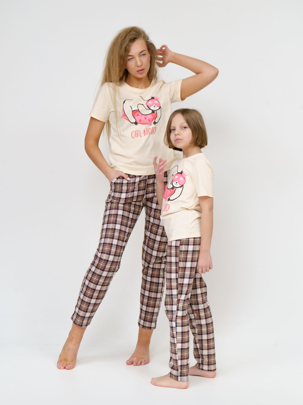 775/3Д Пижама детская "Бежевый"