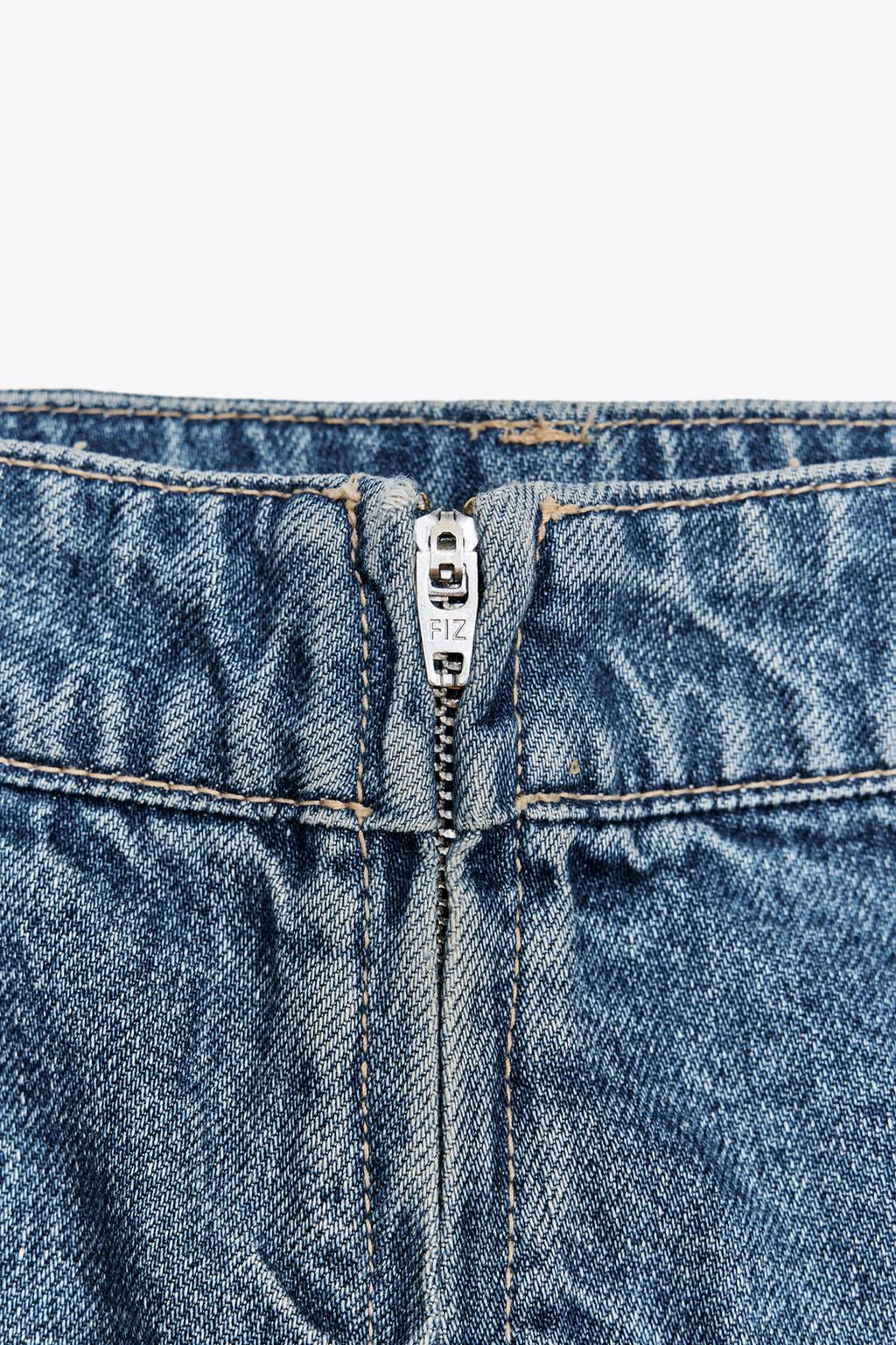 DENIM TRF SKORT - Zara фото 6