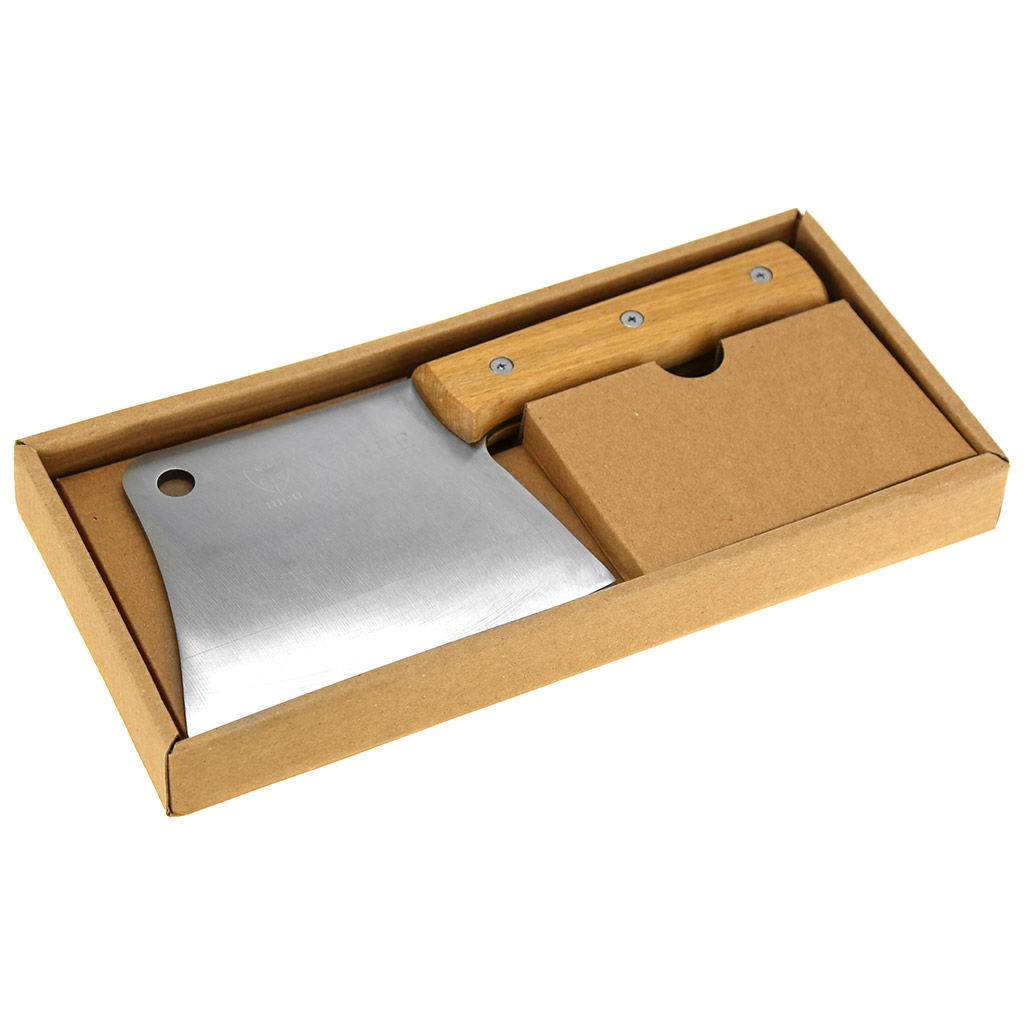 Топорик кухонный 15х11,5х29см, цельный, деревянная ручка, в подарочной коробке (Китай) - Домашняя Мода фото 2