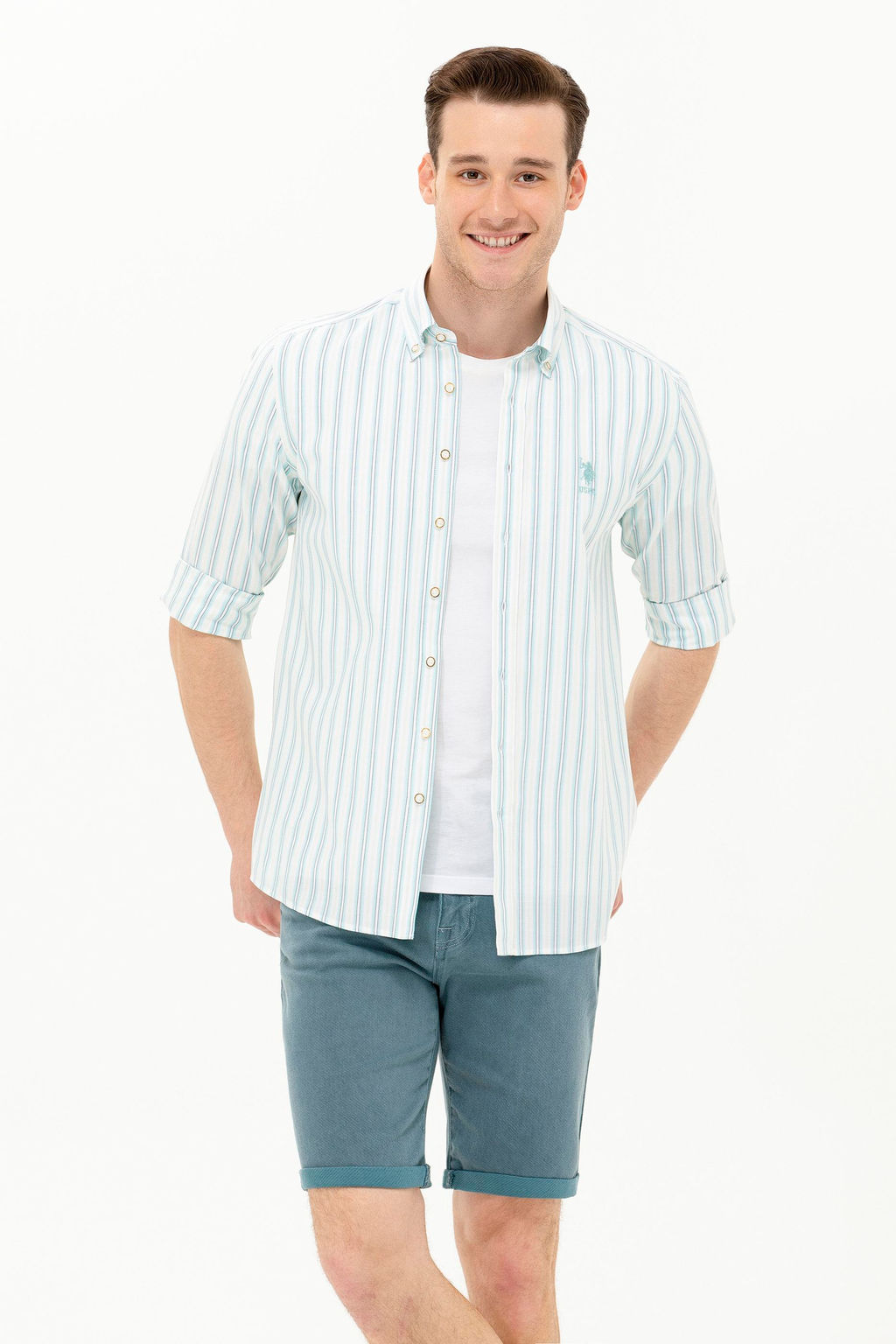 Мужская рубашка Saks Узунколь - U.s. polo assn фото 15