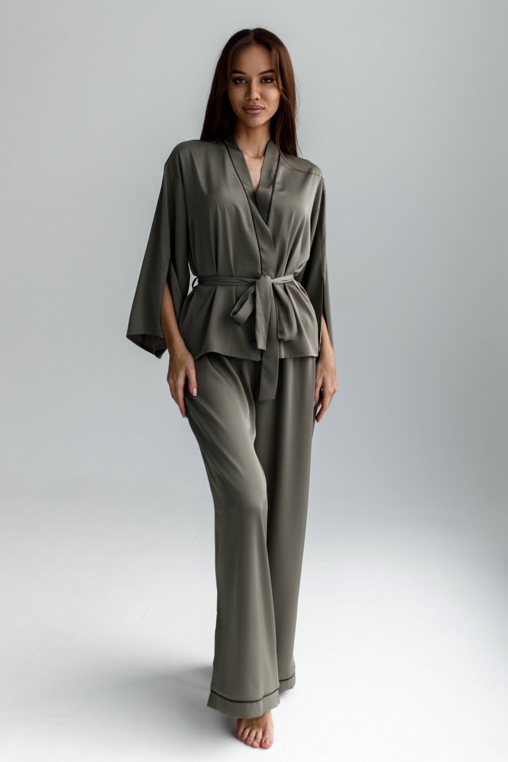 2801 ХАКИ ПИЖАМА - Karolina фото 3