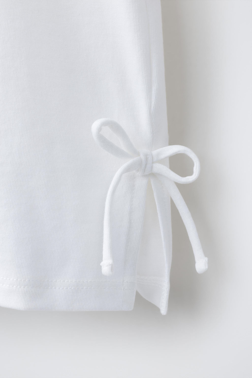 CAMISETA DETALLE PUNTO CROCHET / Blanco - Zara фото 8