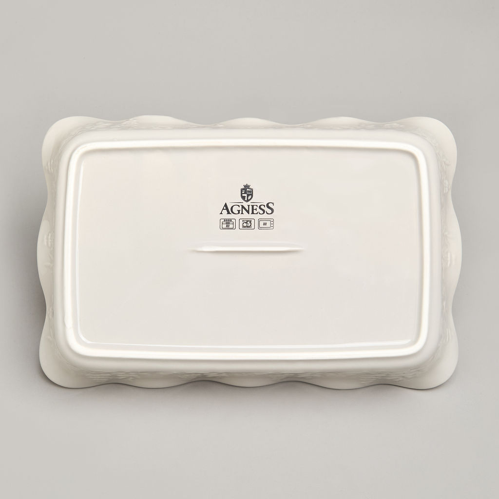 ФОРМА ДЛЯ ЗАПЕКАНИЯ BEIGE 28,5*18*7 СМ 1500 МЛ - Agness фото 2