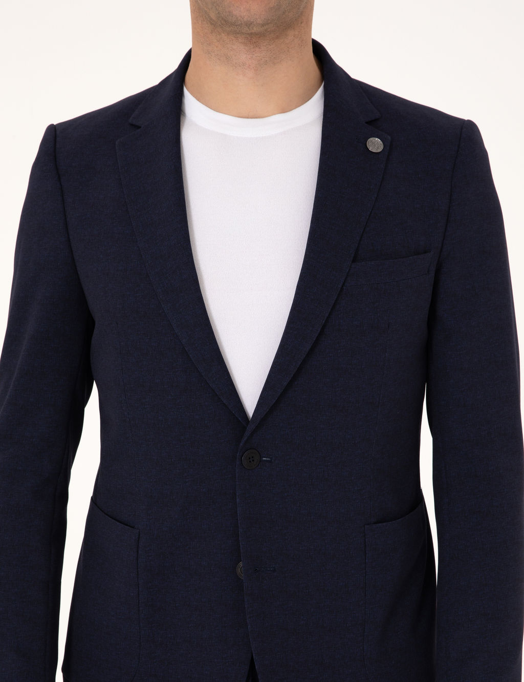 Lacivert Extra Slim Fit Tak_m Elbise