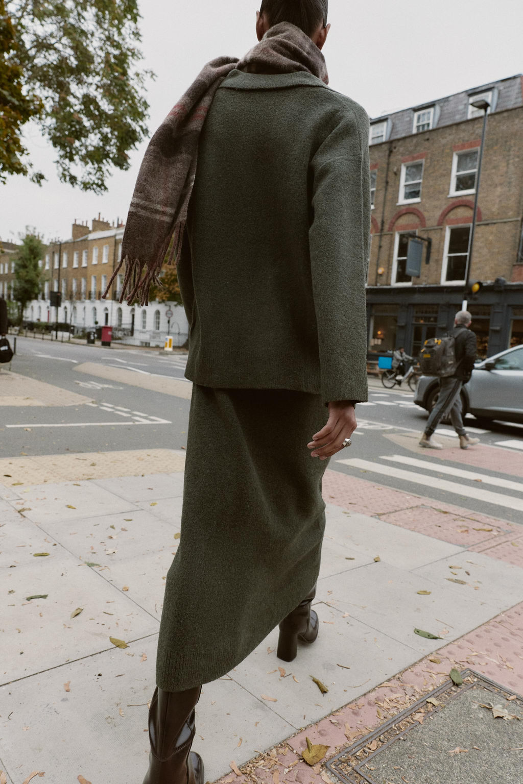 SOFT-TOUCH KNIT POLO JUMPER - Zara фото 5