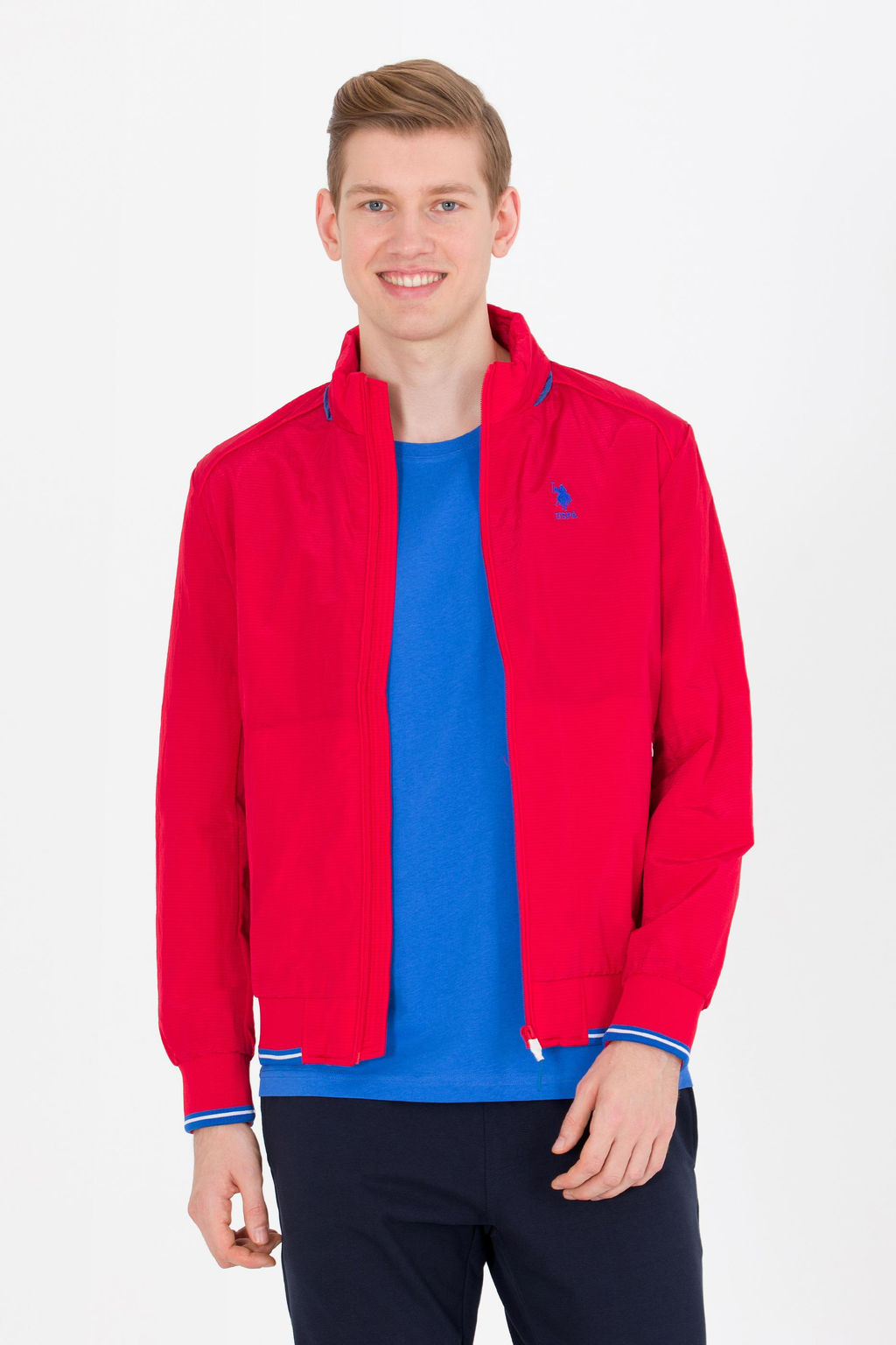 U. S. Polo Assn Мужское красное пальто - U.s. polo assn фото 4