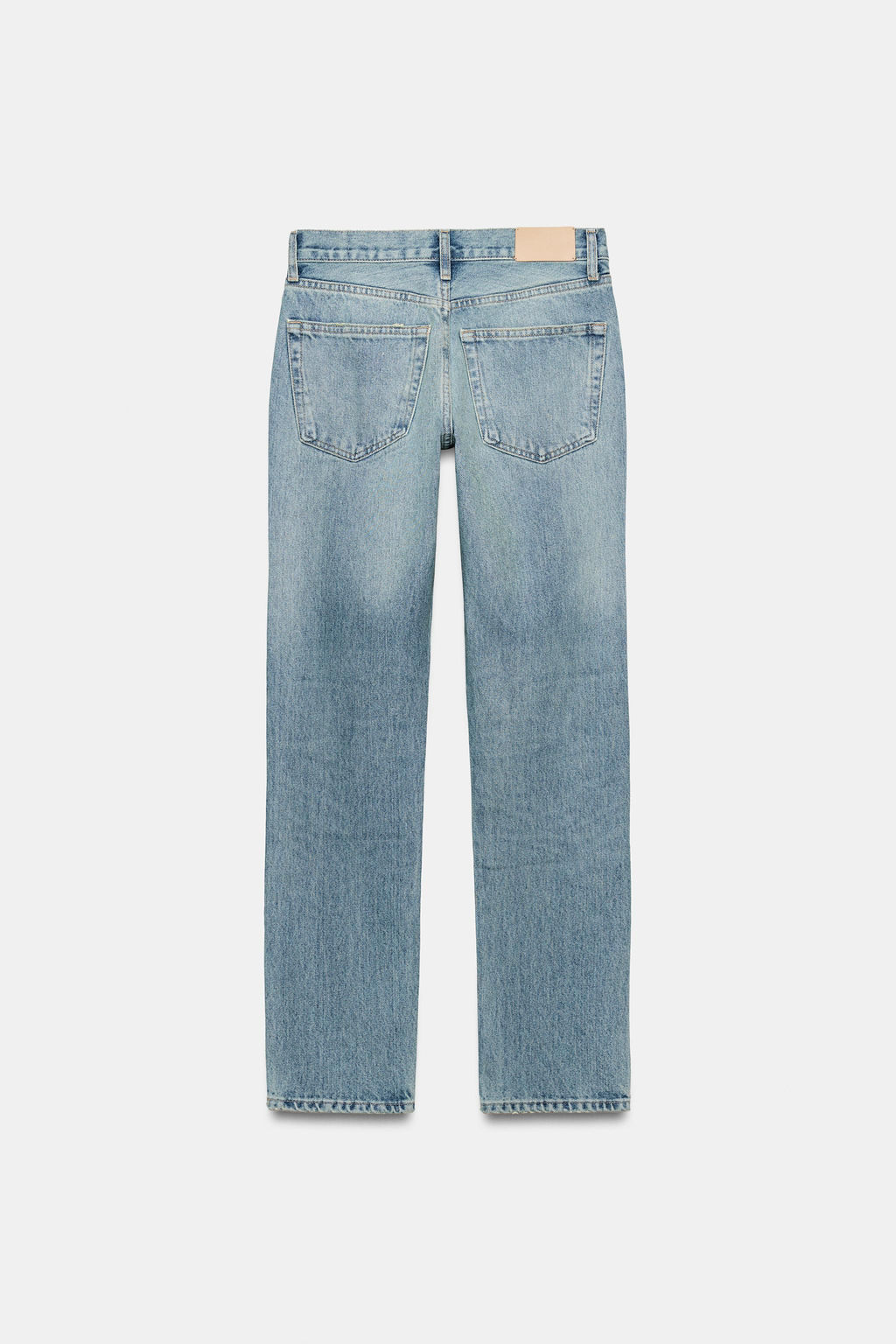 JEANS ZW COLLECTION SLIM TIRO BAJO / Azul claro - Zara фото 7